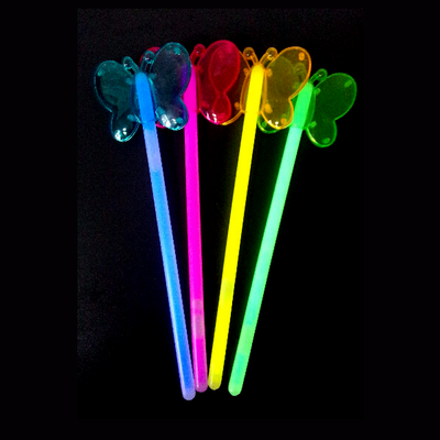 8 inch Party Decoration Glow Butterfly Stick